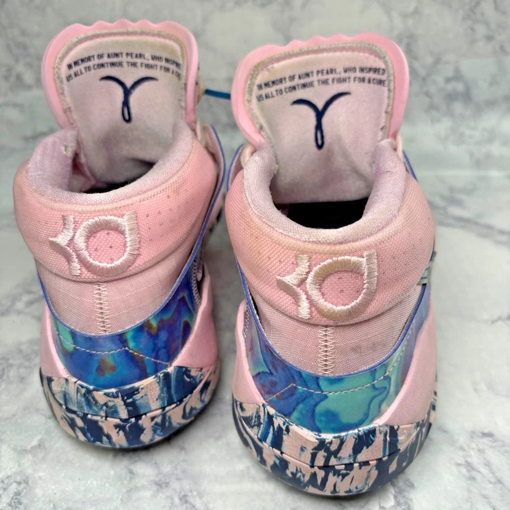 Nike Pink Kevin Durant KD 13 Aunt Pearl Men's Basketball Shoes Sneakers Size 9.5